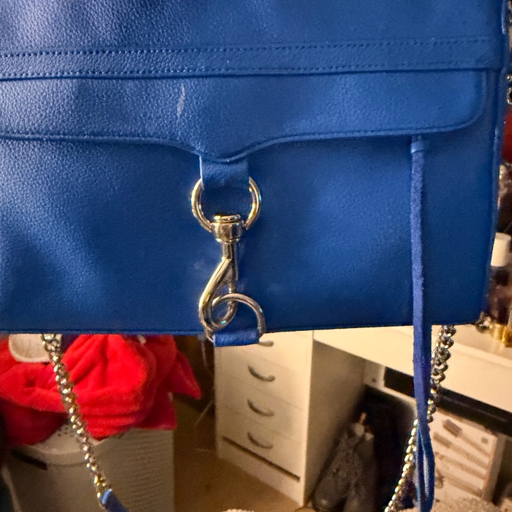 Rebecca Minkoff Royal Blue Chain Strap Crossbody